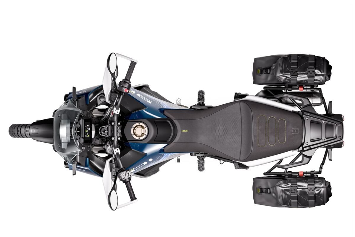 Top view of the 2023 Husqvarna Norden 901 Expedition.