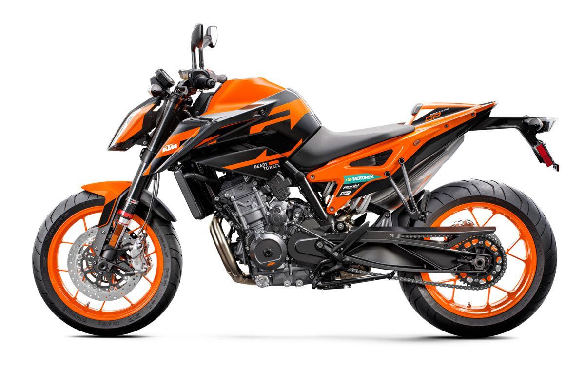 The 2022 KTM 890 Duke GP.