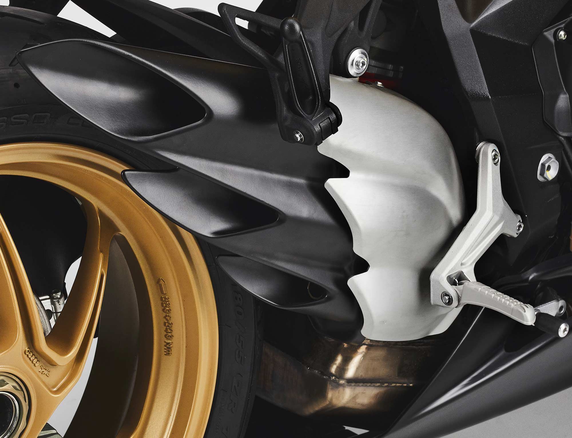 We’re not a big fan of the Superveloce’s exhaust system, but it’s part of a Euro 5-spec package that improves the engine’s overall performance—and that we like.