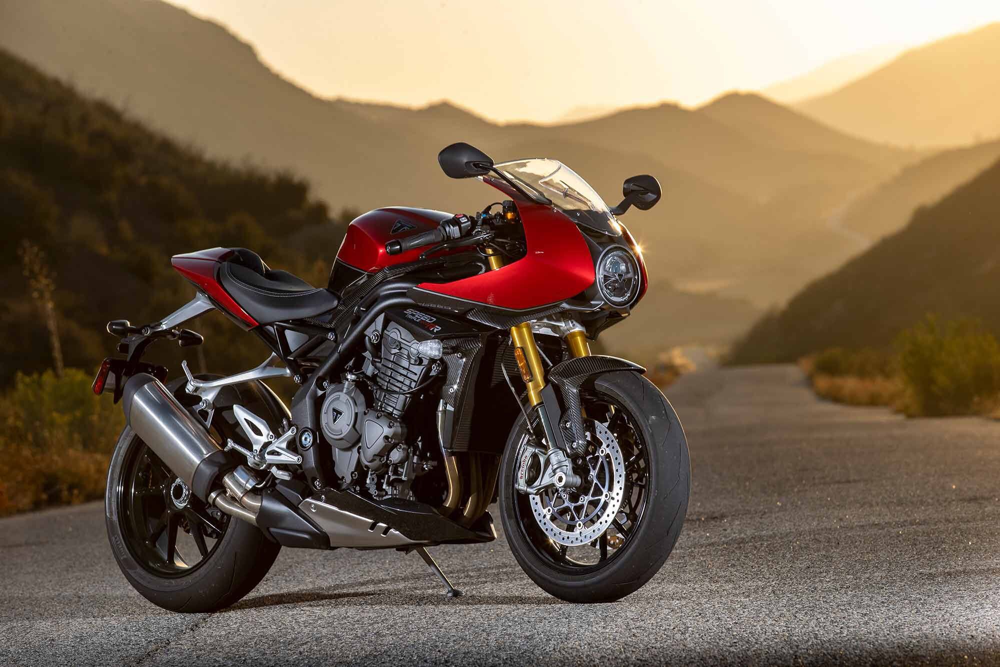 The Triumph Speed Triple 1200 RR is <i>Cycle World</i>’s Best Open-Class Streetbike for 2022.