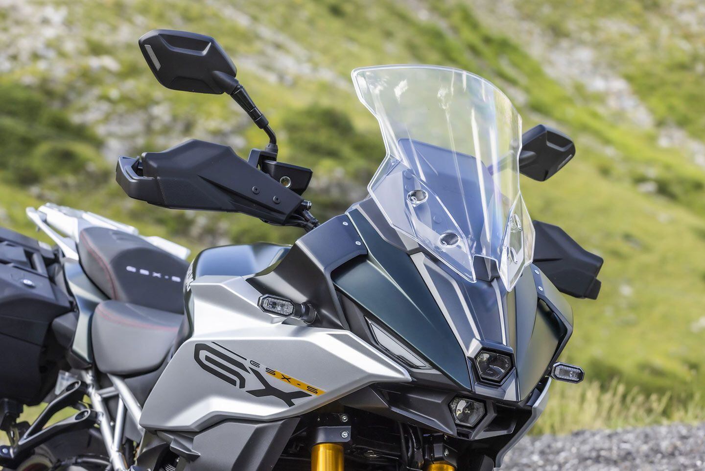 The 2024 Suzuki GSX-S1000GX is an upright, street-oriented crossover.