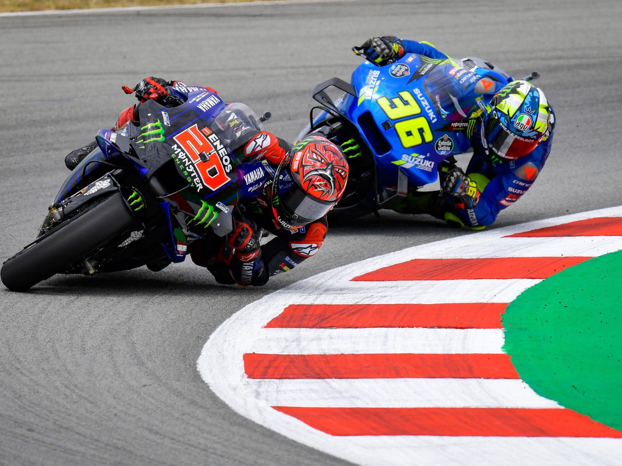 At Barcelona Fabio Quartararo had a day he’d rather forget, ultimately finishing sixth due to a pair of three-second penalties.