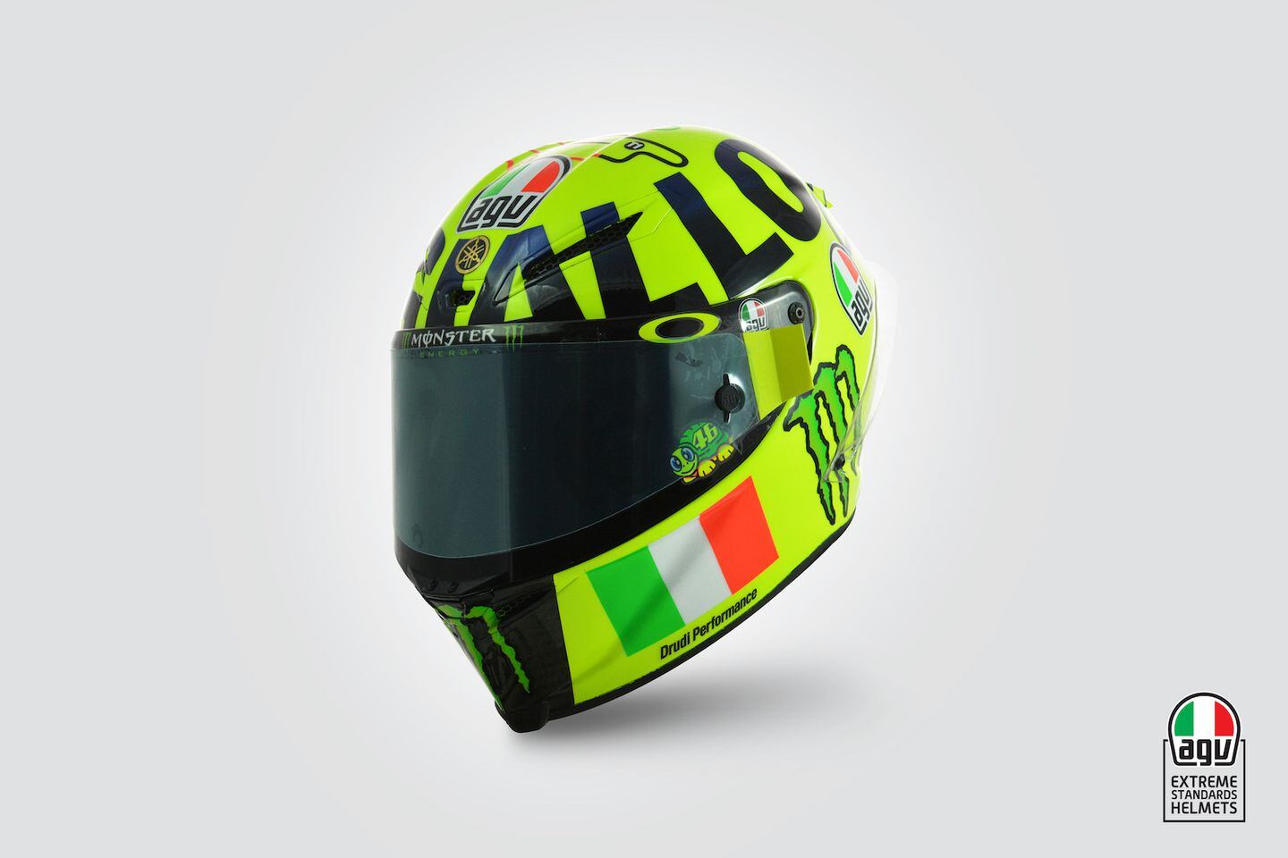 Iannone and Rossi Dedicate their AGV Helmets to Their Fans at