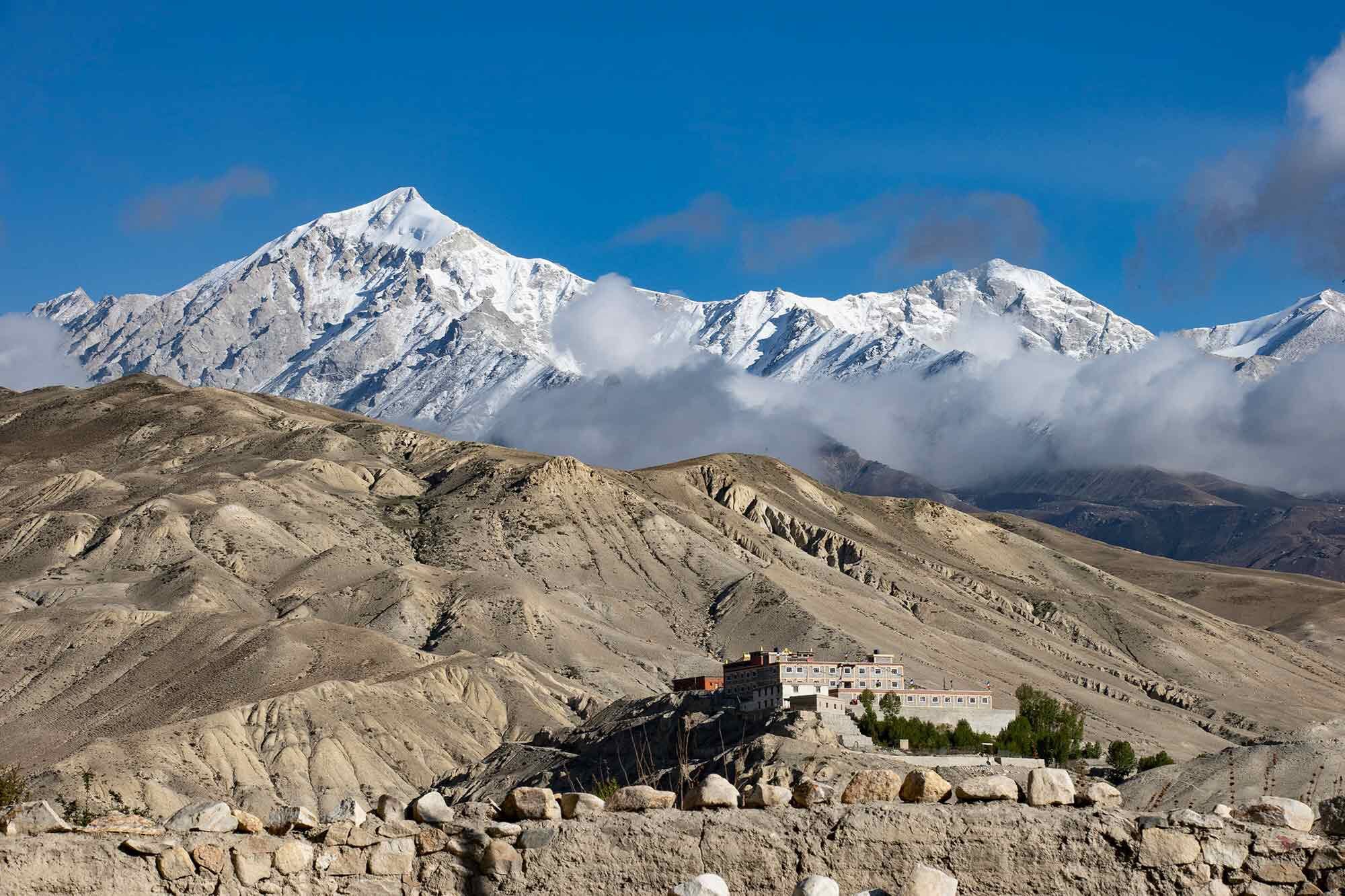 Roadside temple in Upper Mustang.