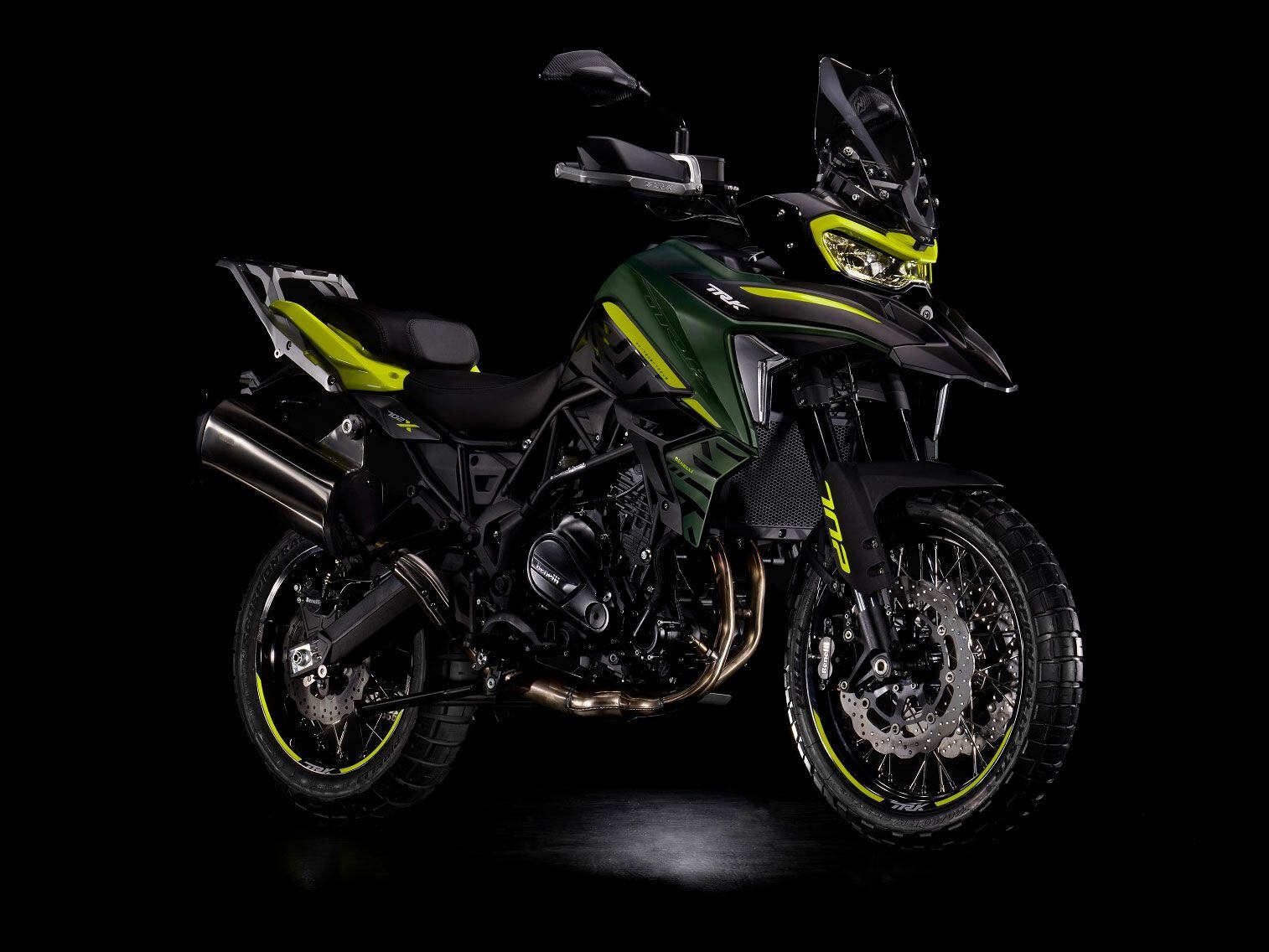 Benelli’s TRK702X is a close relative to the QJMotor’s twins.