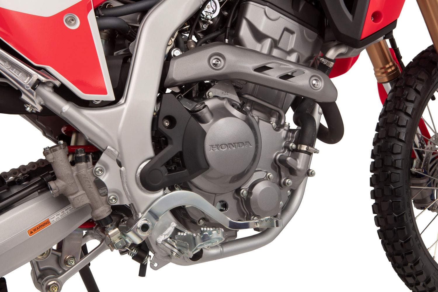 Honda has increased displacement of the CRF300L and CRF300L Rally by increasing the stroke by 8mm.