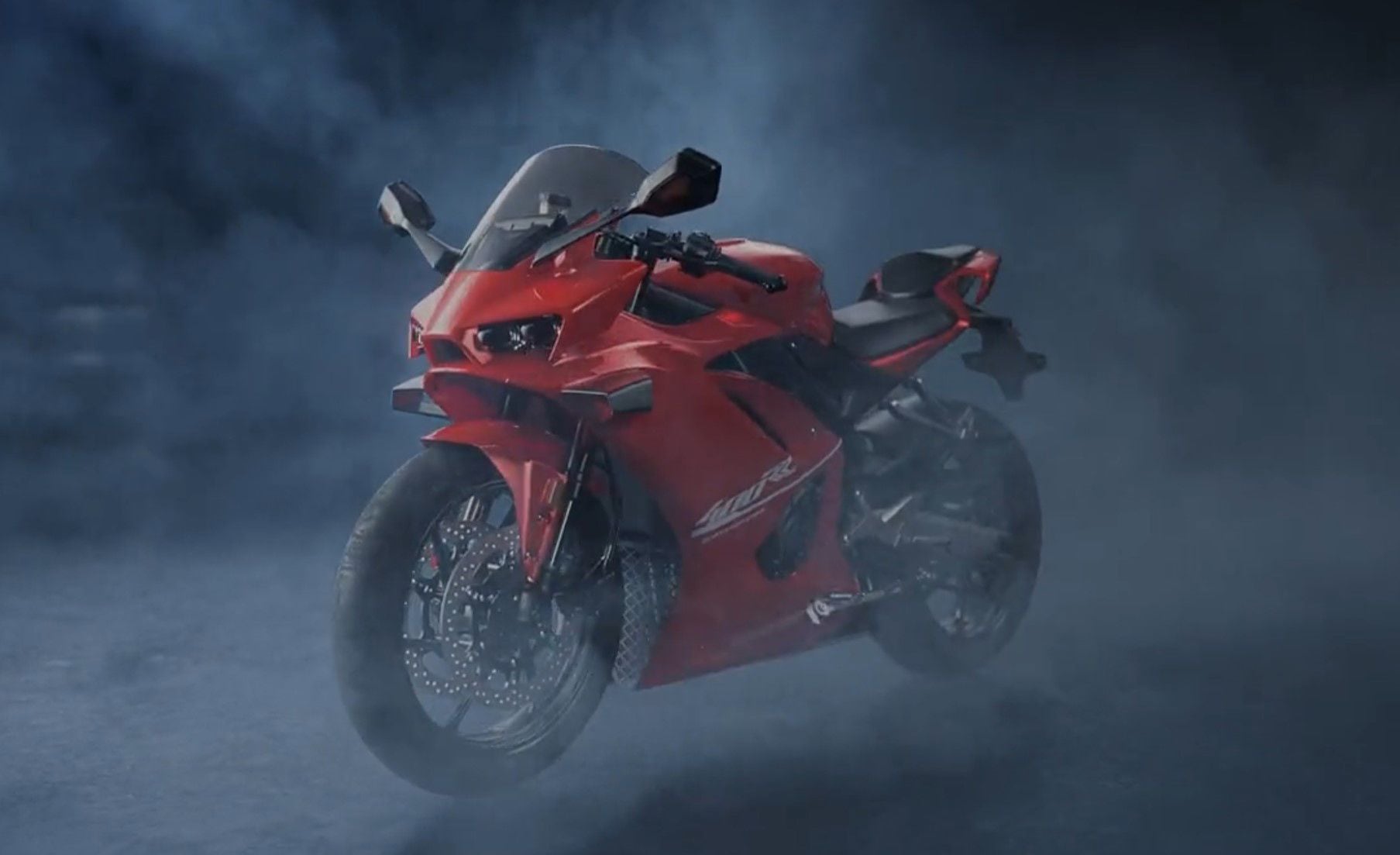 A static image of the soon-to-be-released 400RR.