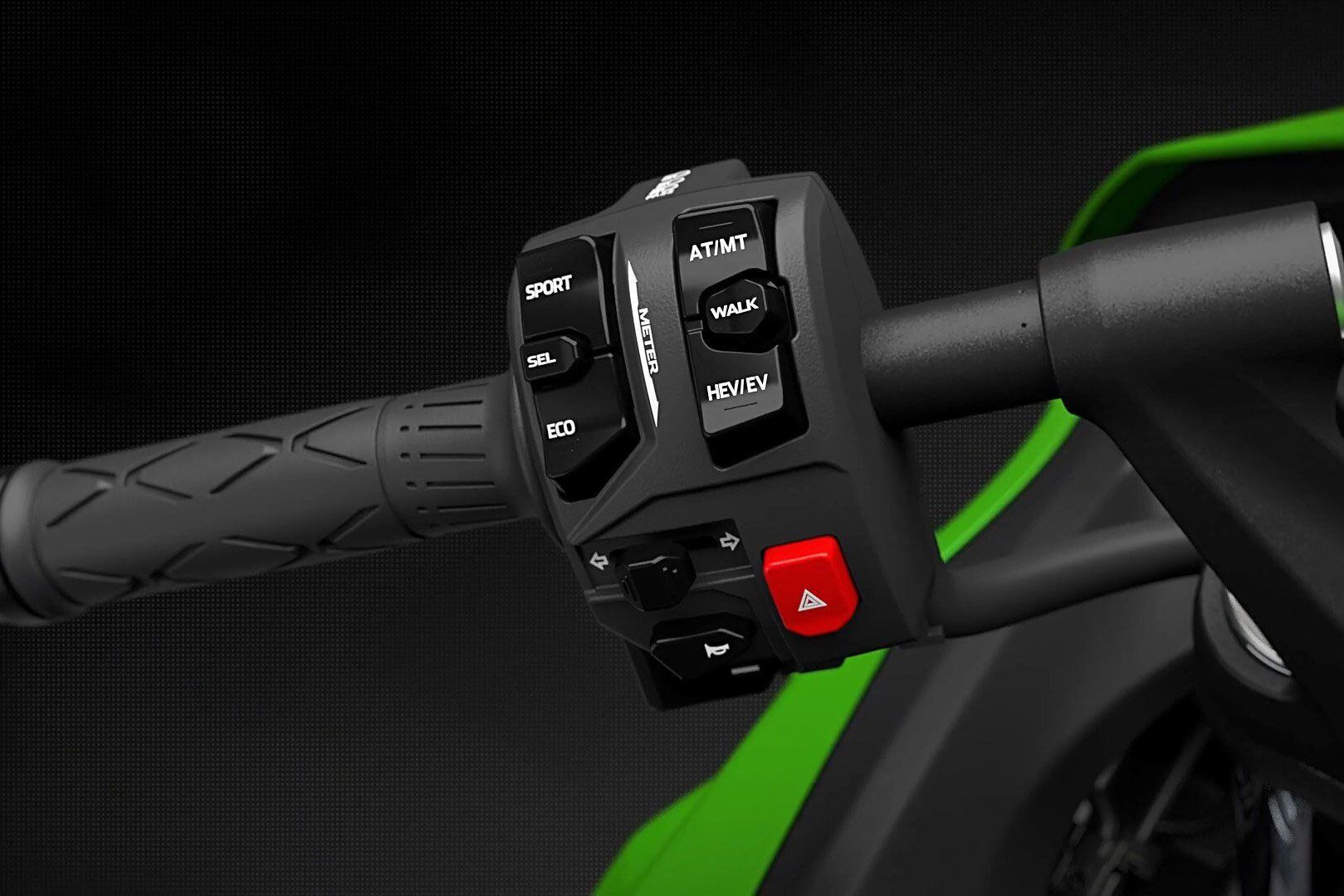 On the left handlebar, riders will be able to select multiple drive modes.