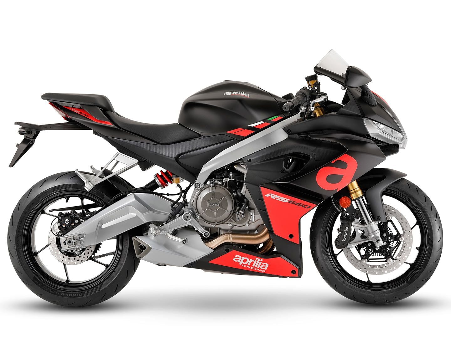 2023 Aprilia RS 660 in Racing Black.