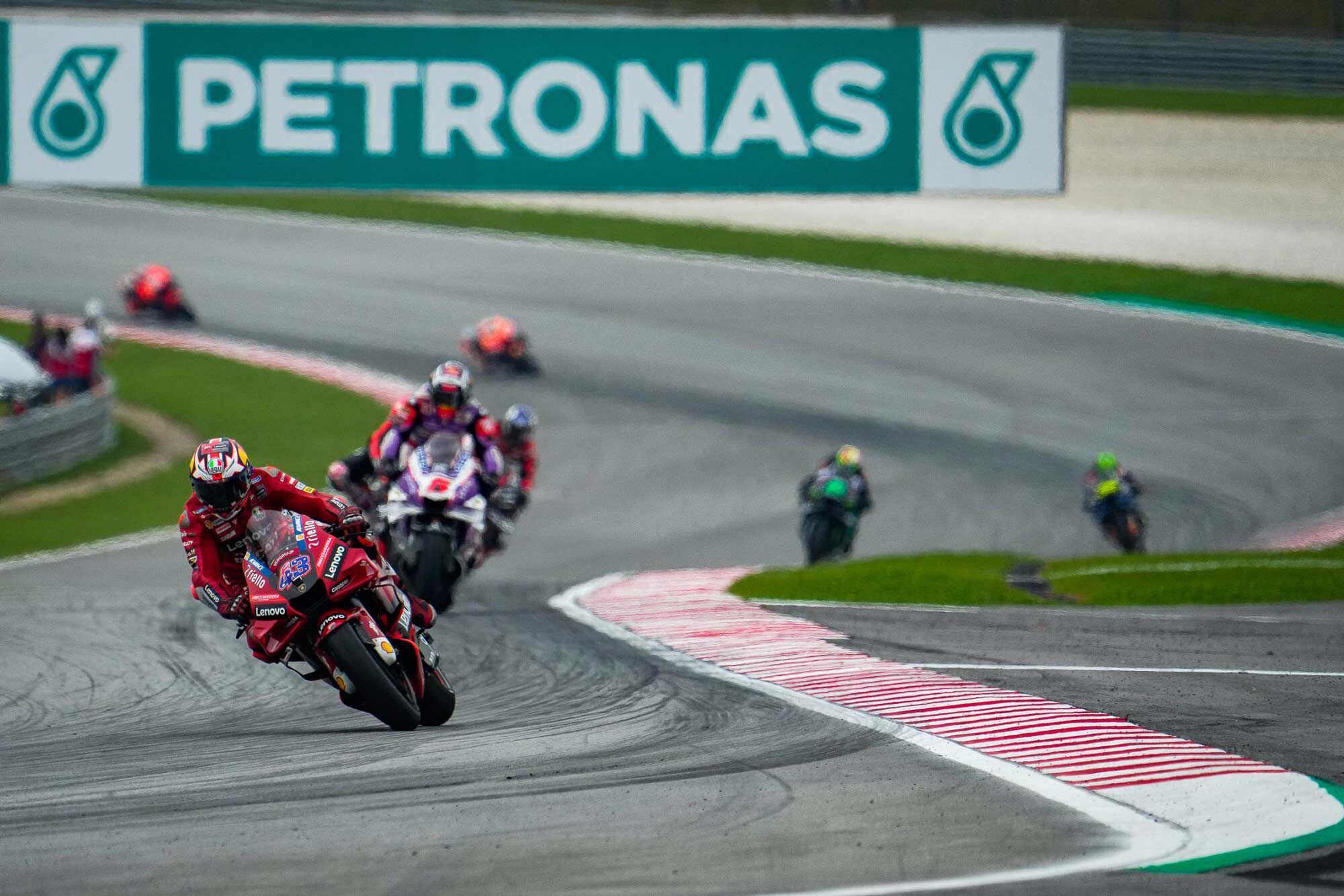 Jack Miller has a reputation as a hard-working rider, and Sepang further cemented that. He started back in 14th, but fought his way up to a sixth-place finish.