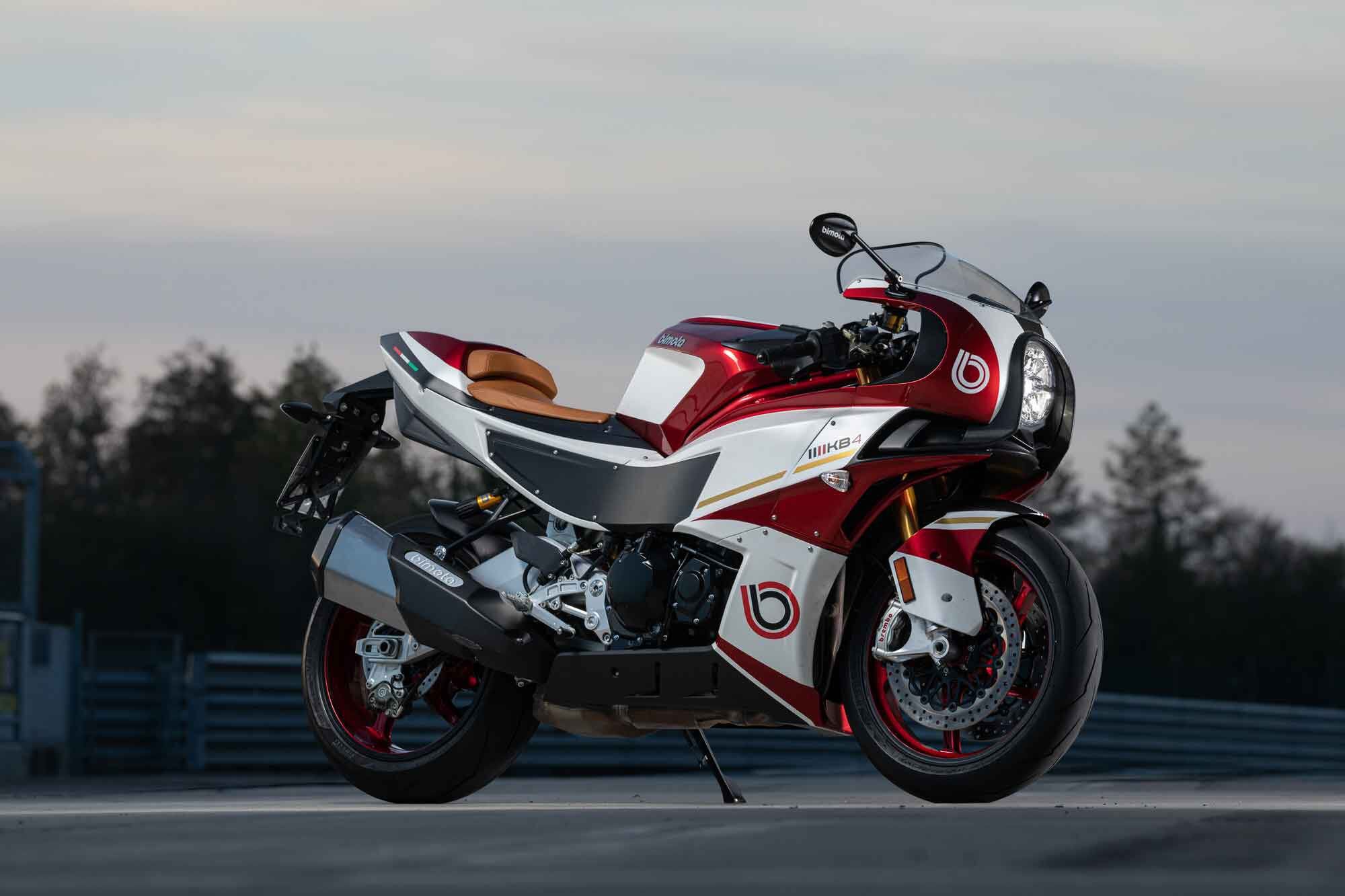 Kawasaki’s 1,043cc inline-four powers the 2022 Bimota KB4.