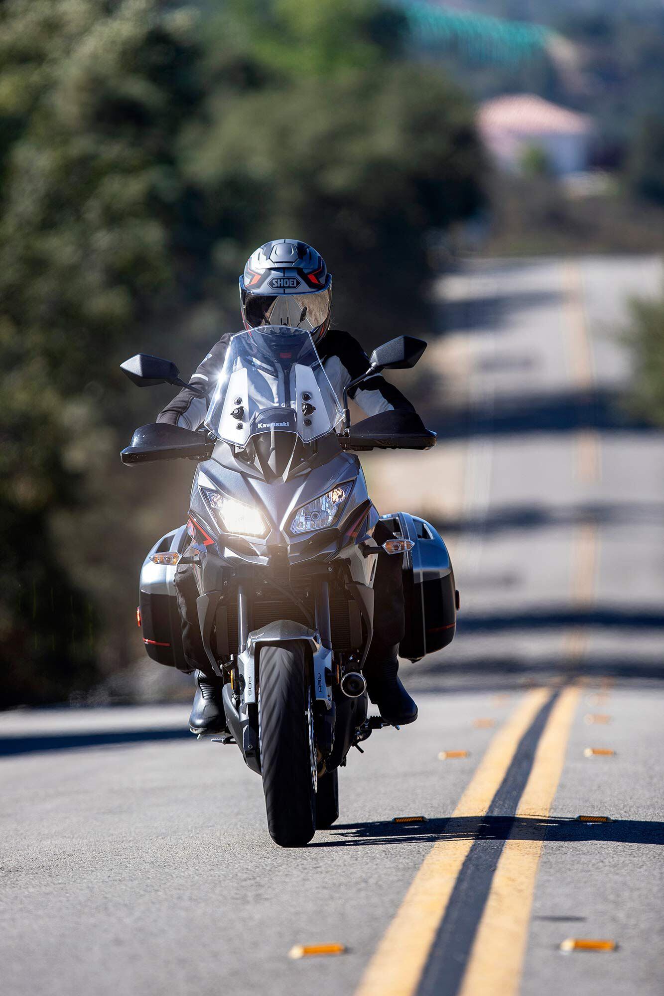 Comfortable touring for the long stretches of country roads.