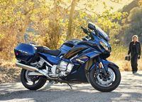 2023 Yamaha F J R 1300 parked on country road