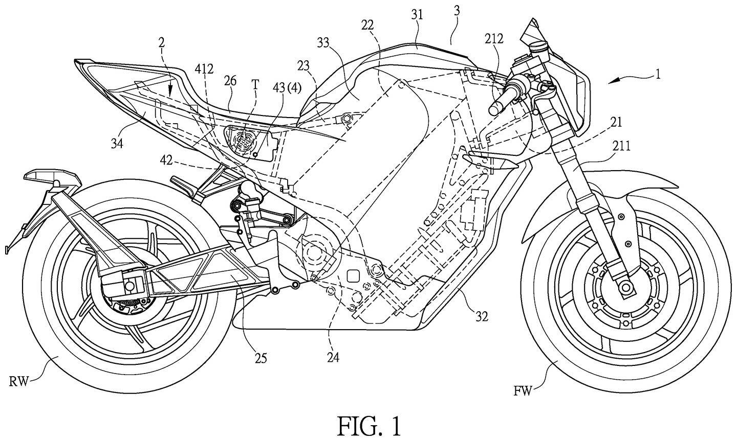 The new patent illustrations clearly show that the new generation of Kymco electrics are based on LiveWire’s Arrow platform.