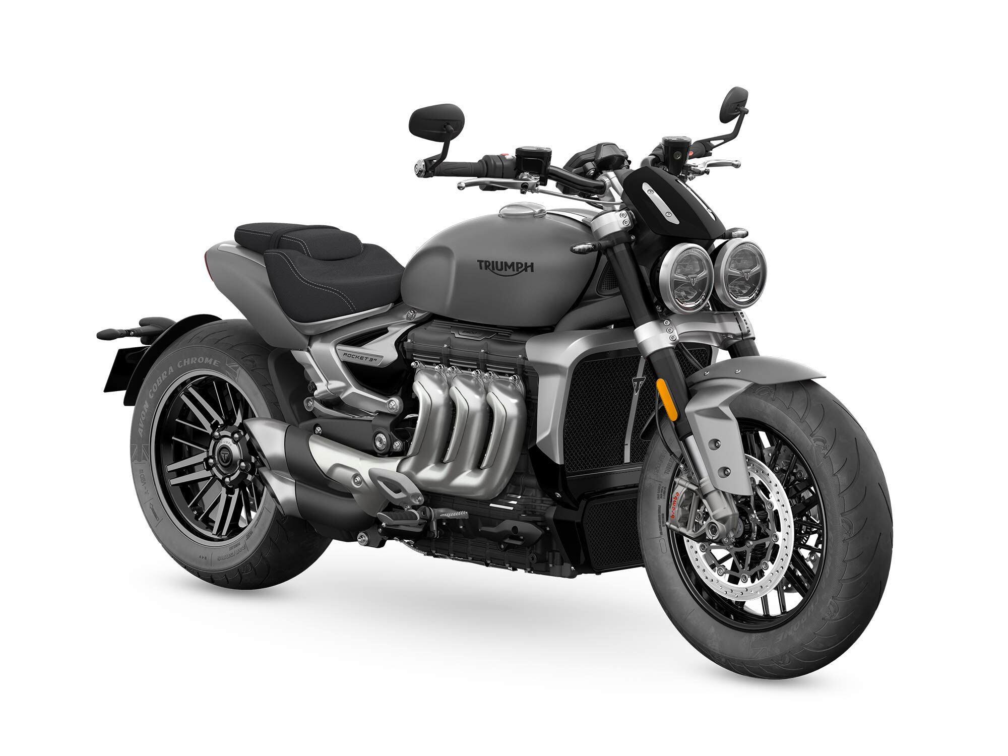 The Rocket 3 R is now available in the new Matte Silver Ice option.
