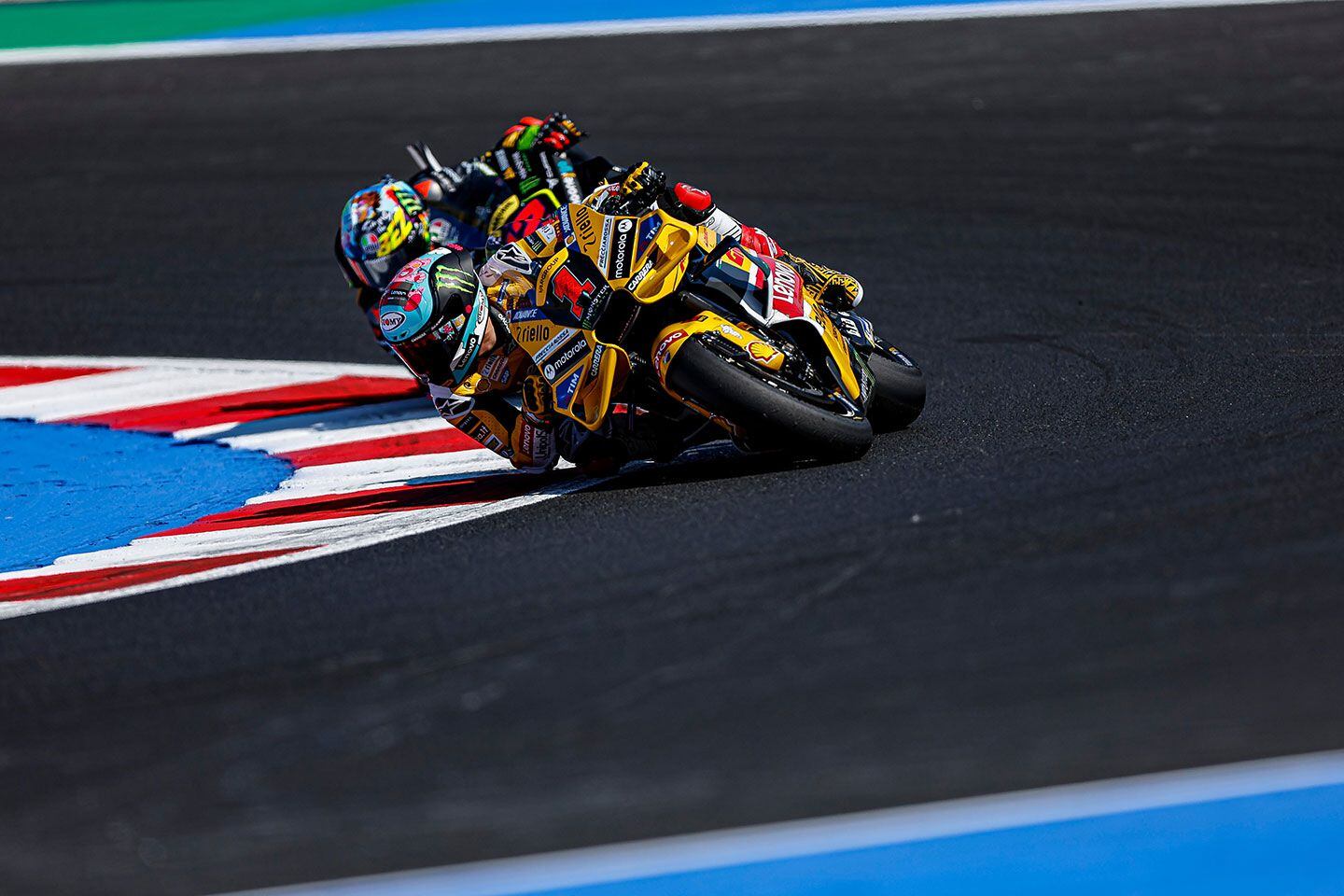 Francesco Bagnaia kept the point loss to a minimum at Misano.