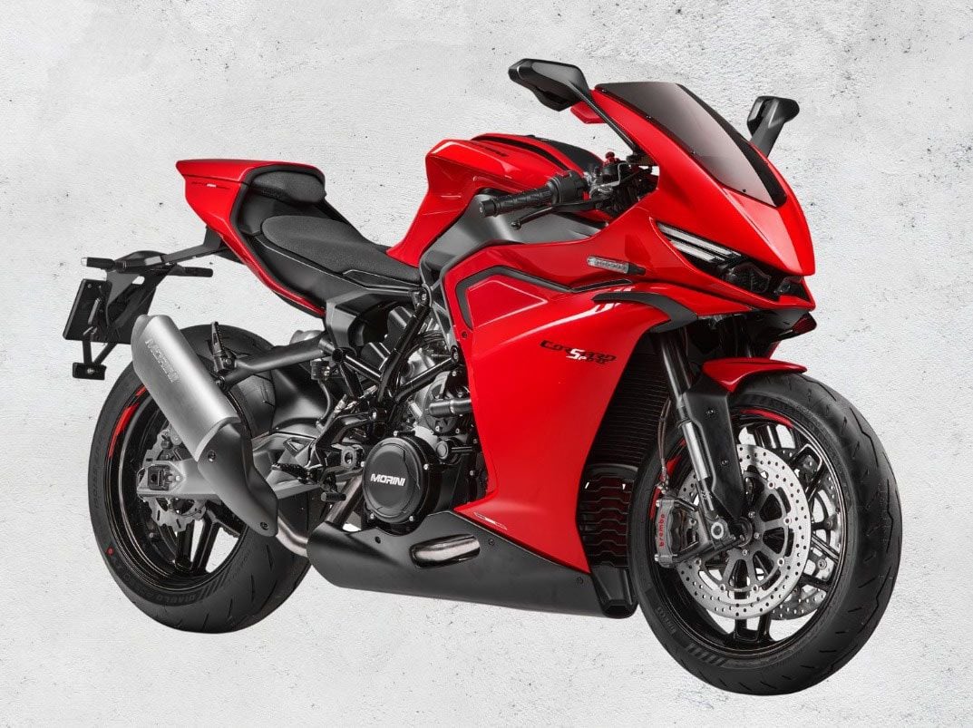 Moto Morini describes the Corsaro Sport as a “powerful, fun, and versatile sportbike that offers an unforgettable riding experience.”