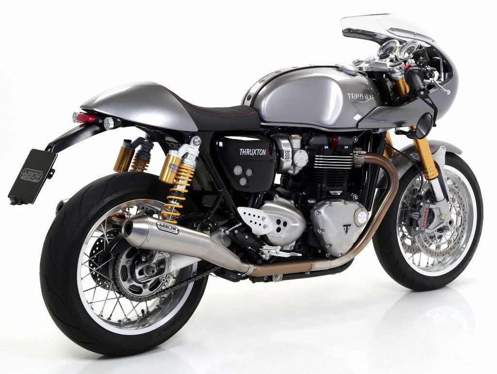 New Arrow Exhaust for 2016 Triumph Thruxton 1200 1200R New Products Cycle World