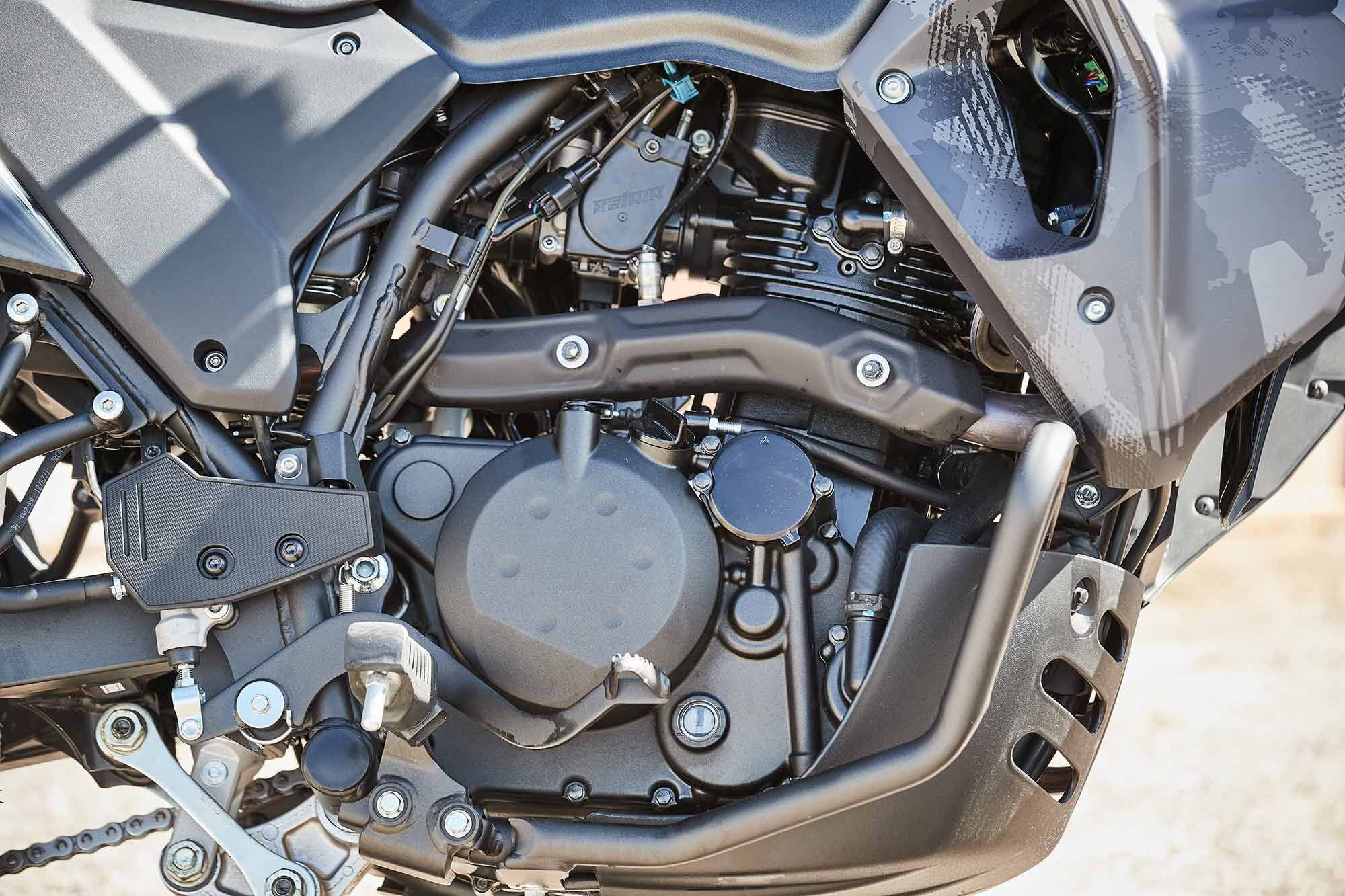 After 34 years, the KLR finally gets fuel injection, and it works well.