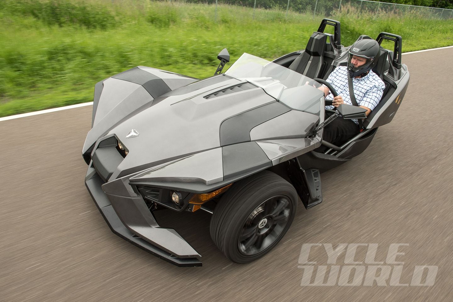 2015 Polaris Slingshot 3 Wheeled Motorcycle Cycle World