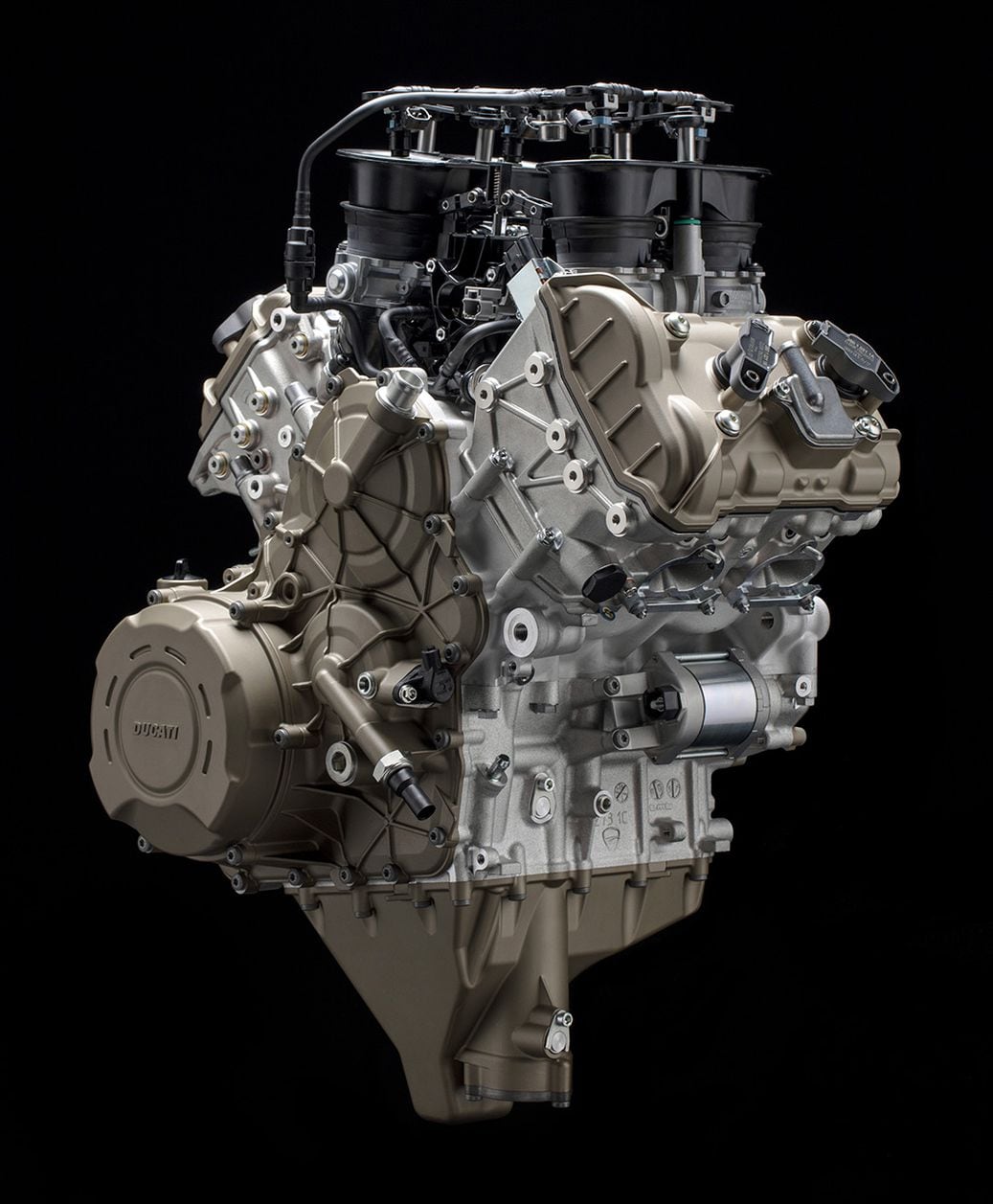 Ducati Unveils V-4 Desmosedici Stradale Engine At Misano MotoGP