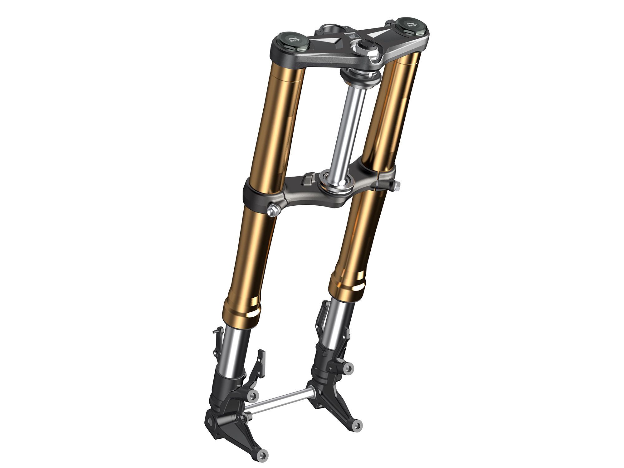 While the CBR500R’s suspension always felt on par for an entry-level machine, Honda upgraded to a Showa 41mm SFF-BP fork for 2022. The result is much improved feel during spirited riding.