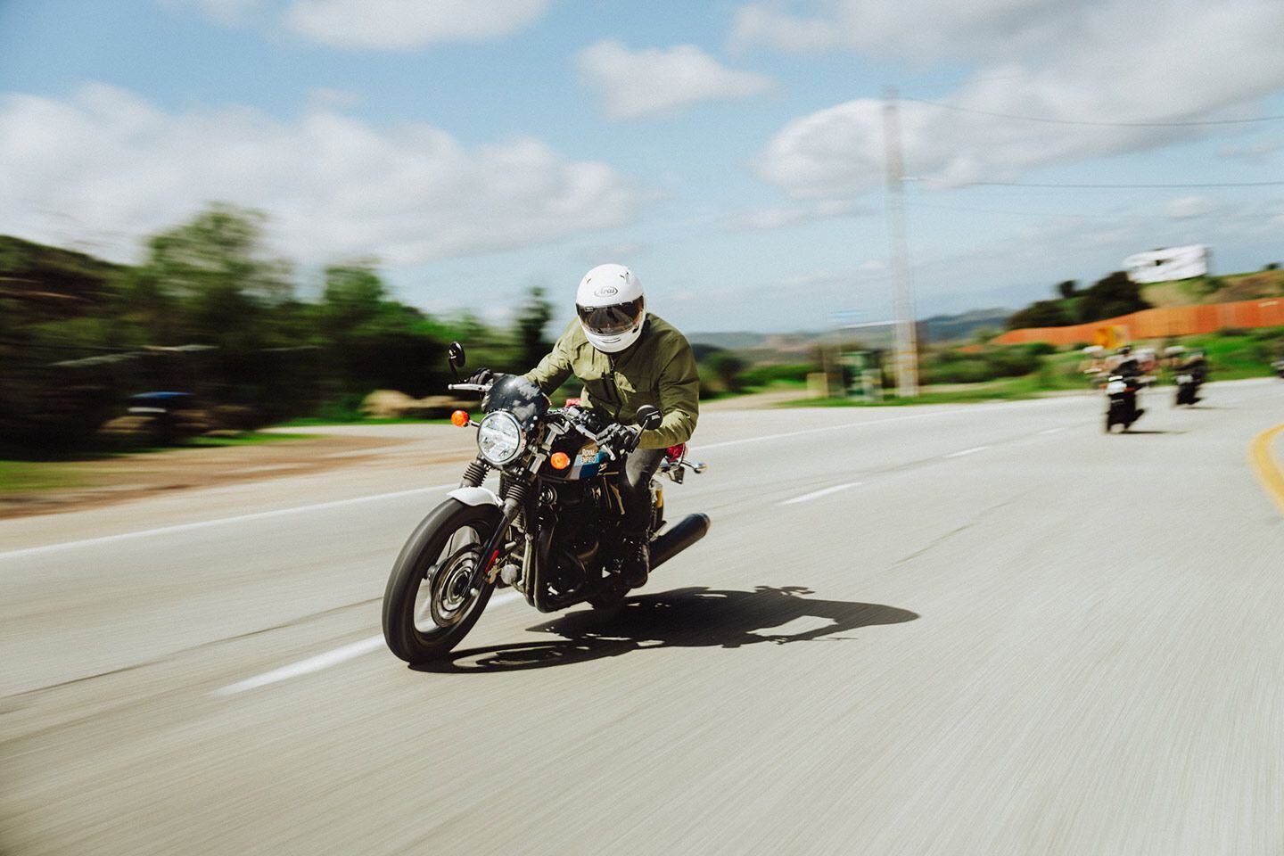 Cruising along California’s iconic Pacific Coast Highway, the Continental GT 650’s ergonomics can be a bit aggressive for tall riders, but worth it for the custom style.