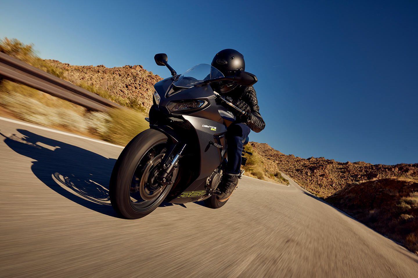 The Daytona 660 has been reinvented as a practical, affordable sportbike that is focused on street performance before racetrack capability.