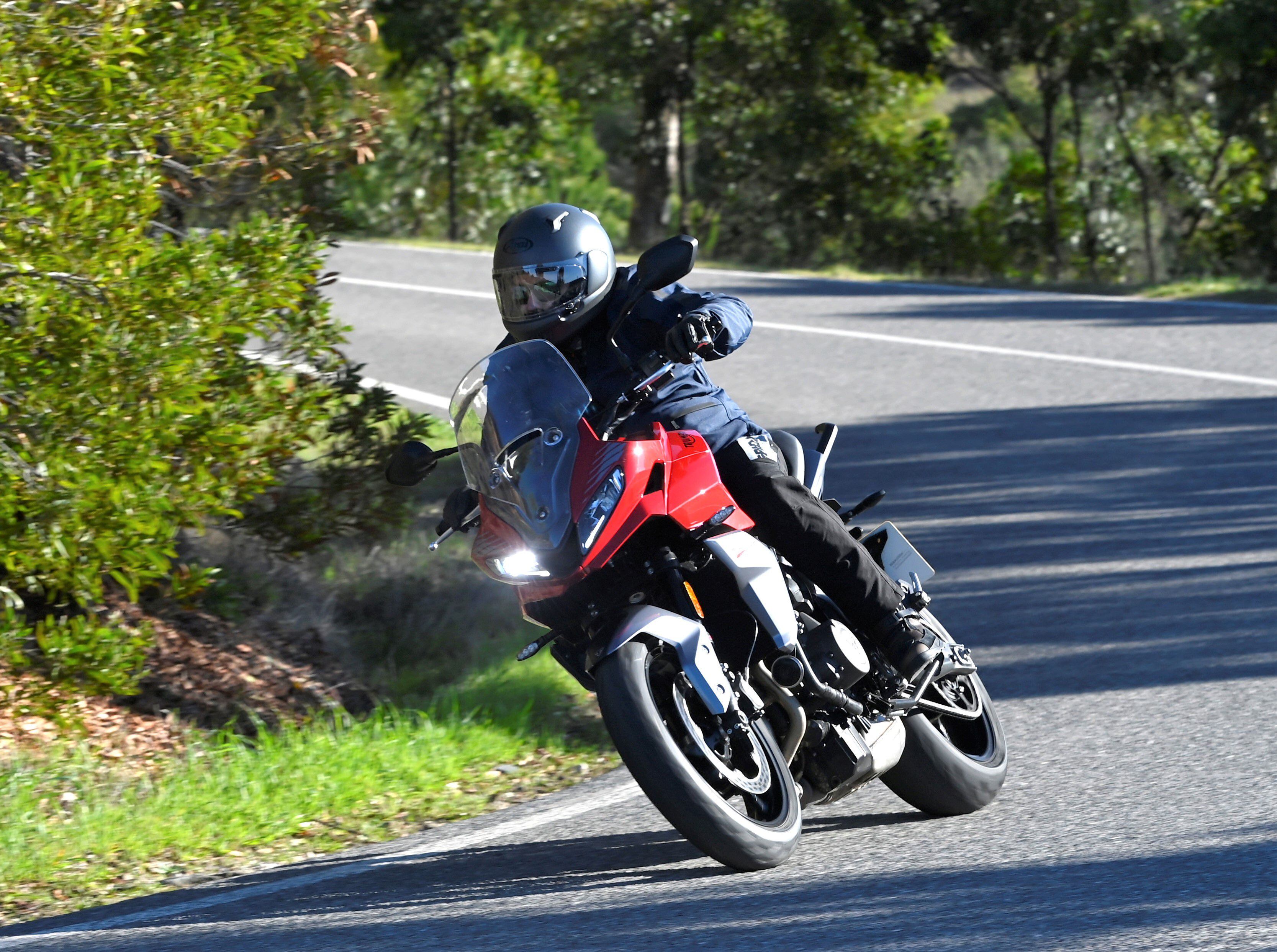 Linear power, a broad powerband, and excellent mapping make for a spirited but stress-free ride.