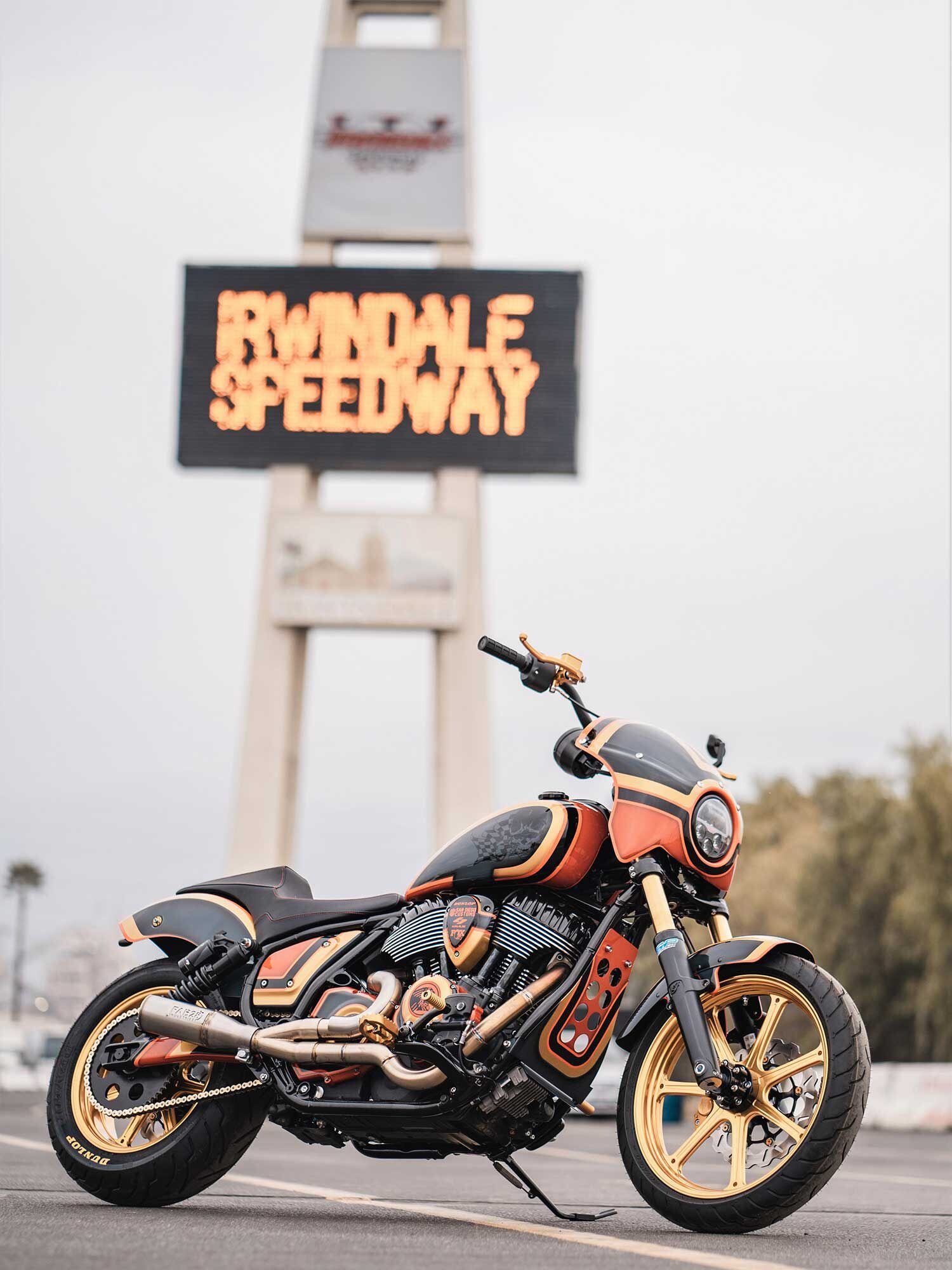 Most manufacturers will also trot out a custom version of new models to help sell the personalization possibilities. The first custom based on the revamped Indian Chief comes courtesy of Carey Hart.