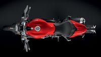 2023 ducati monster 1200 s overhead view