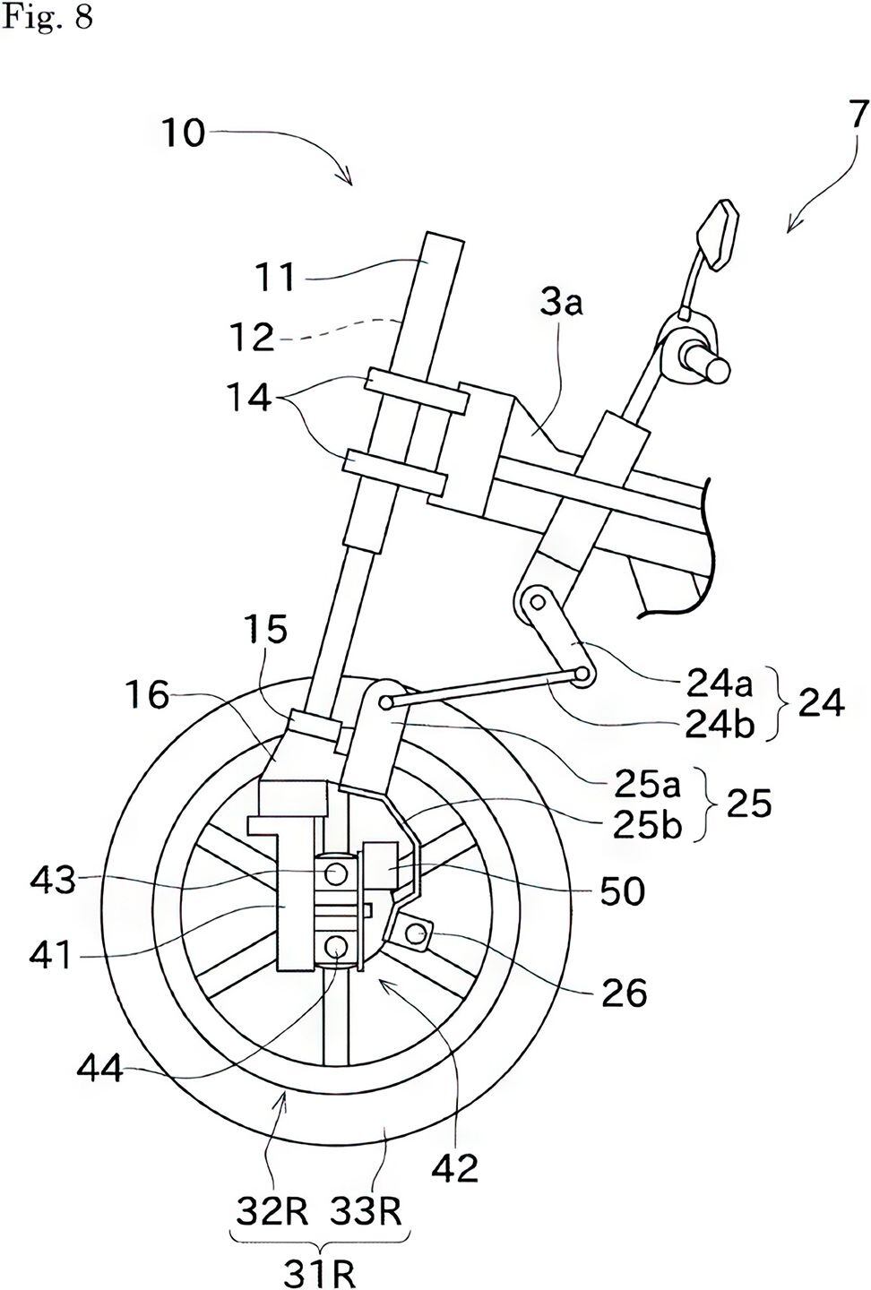 A closer look at the tilting mechanism.