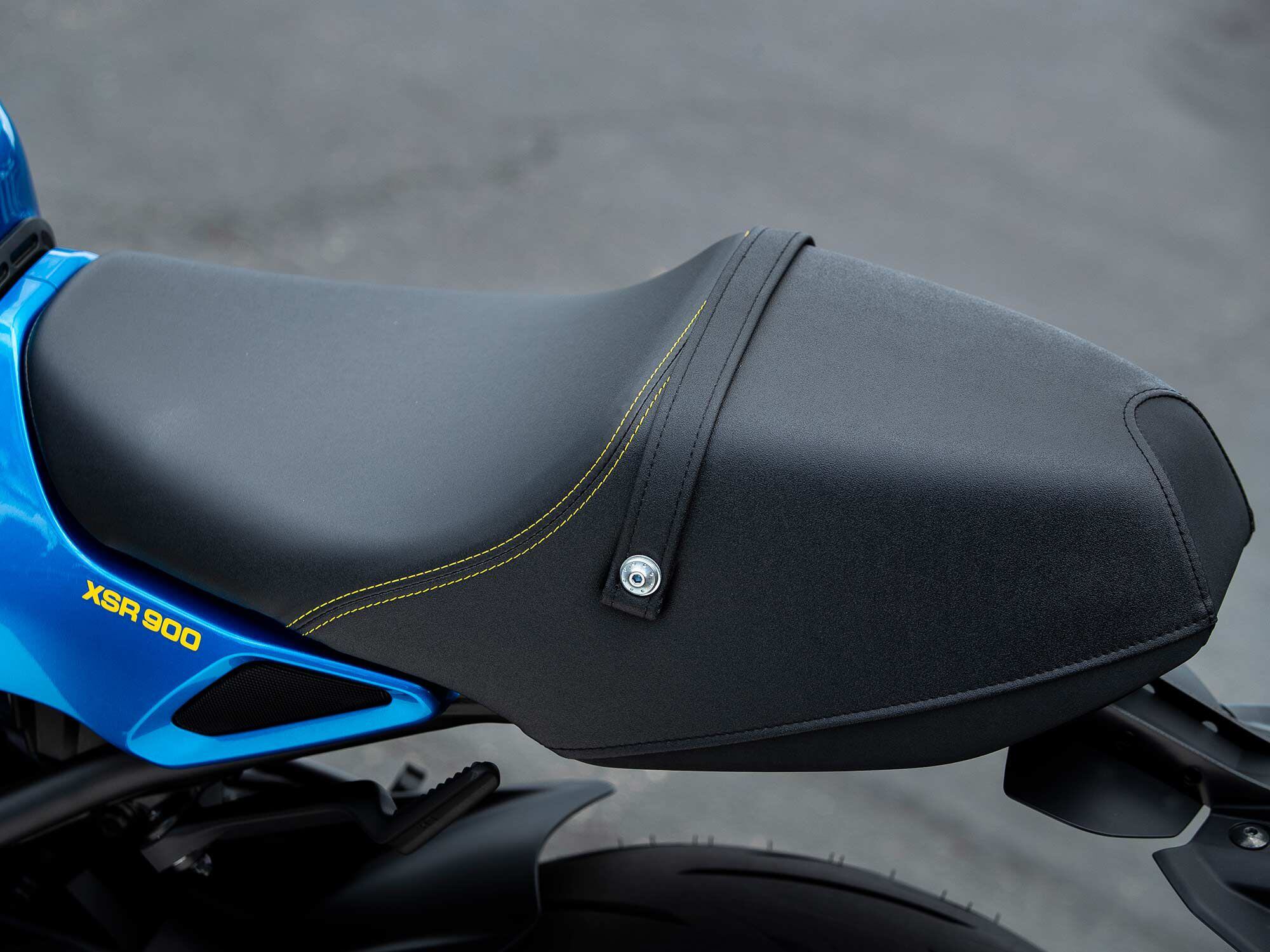 While it looks great, the seat can become uncomfortable on long rides.