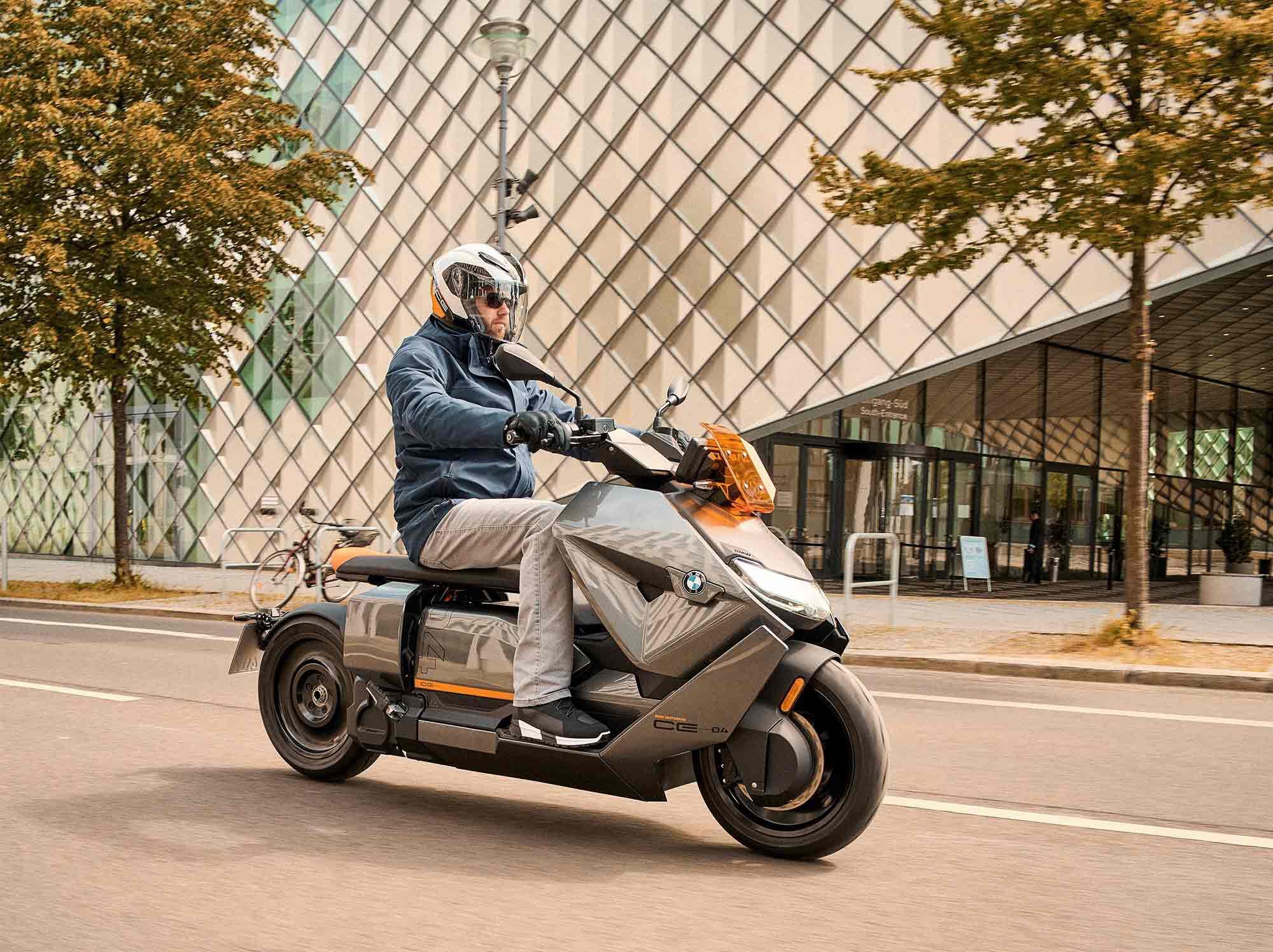 BMW has released the CE 04 electric scooter for 2022, and it’s not all that different from the radically styled concept bike from 2017.