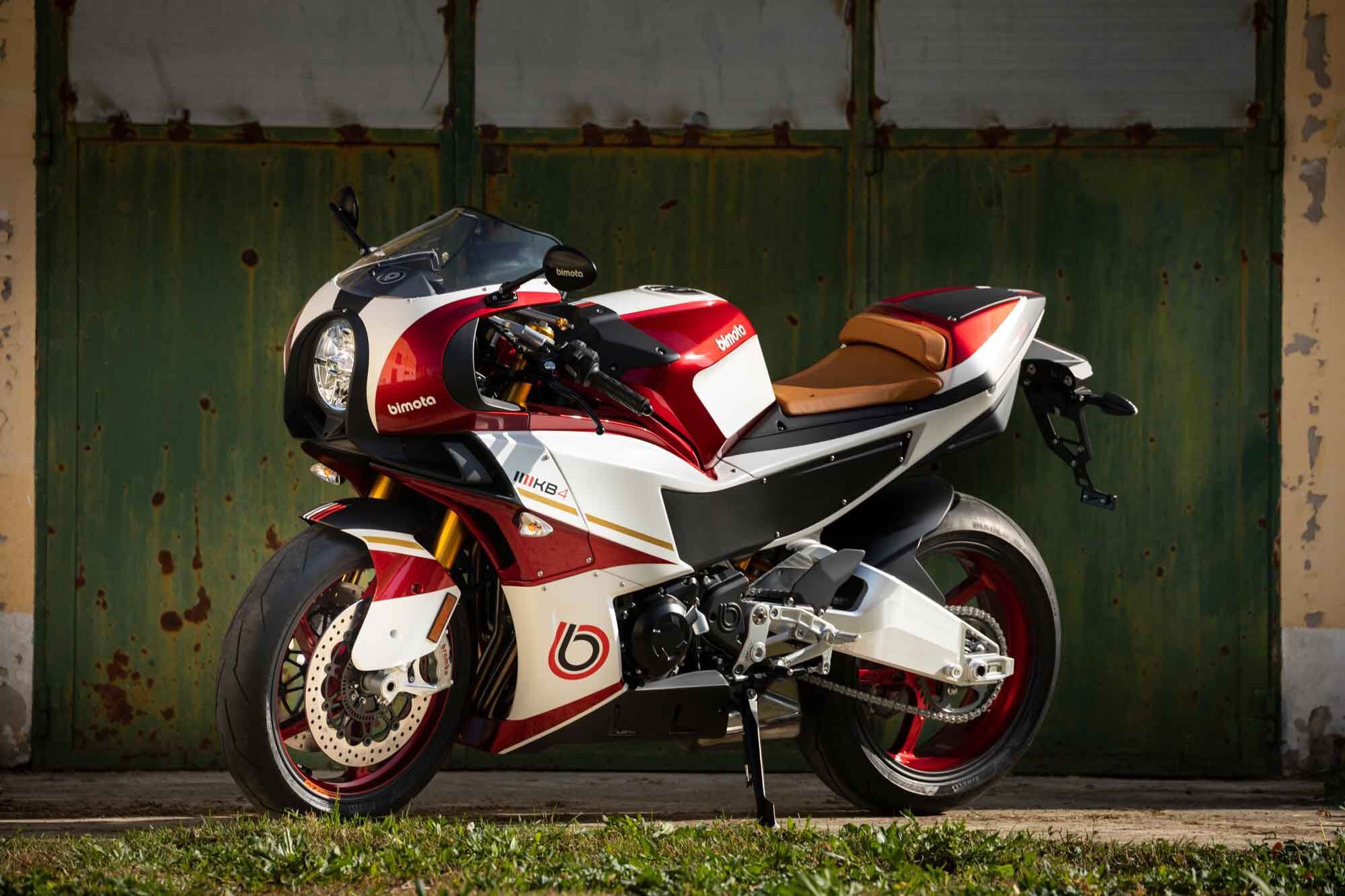 Pricing in the UK for the 2022 Bimota KB4 is set at 30,000 pounds sterling; no word on US availability or pricing yet.