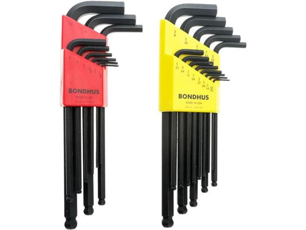 Bondhus 17099 Set of 9 Balldriver L-wrenches With BriteGuard Finish Extra Long for sale online 