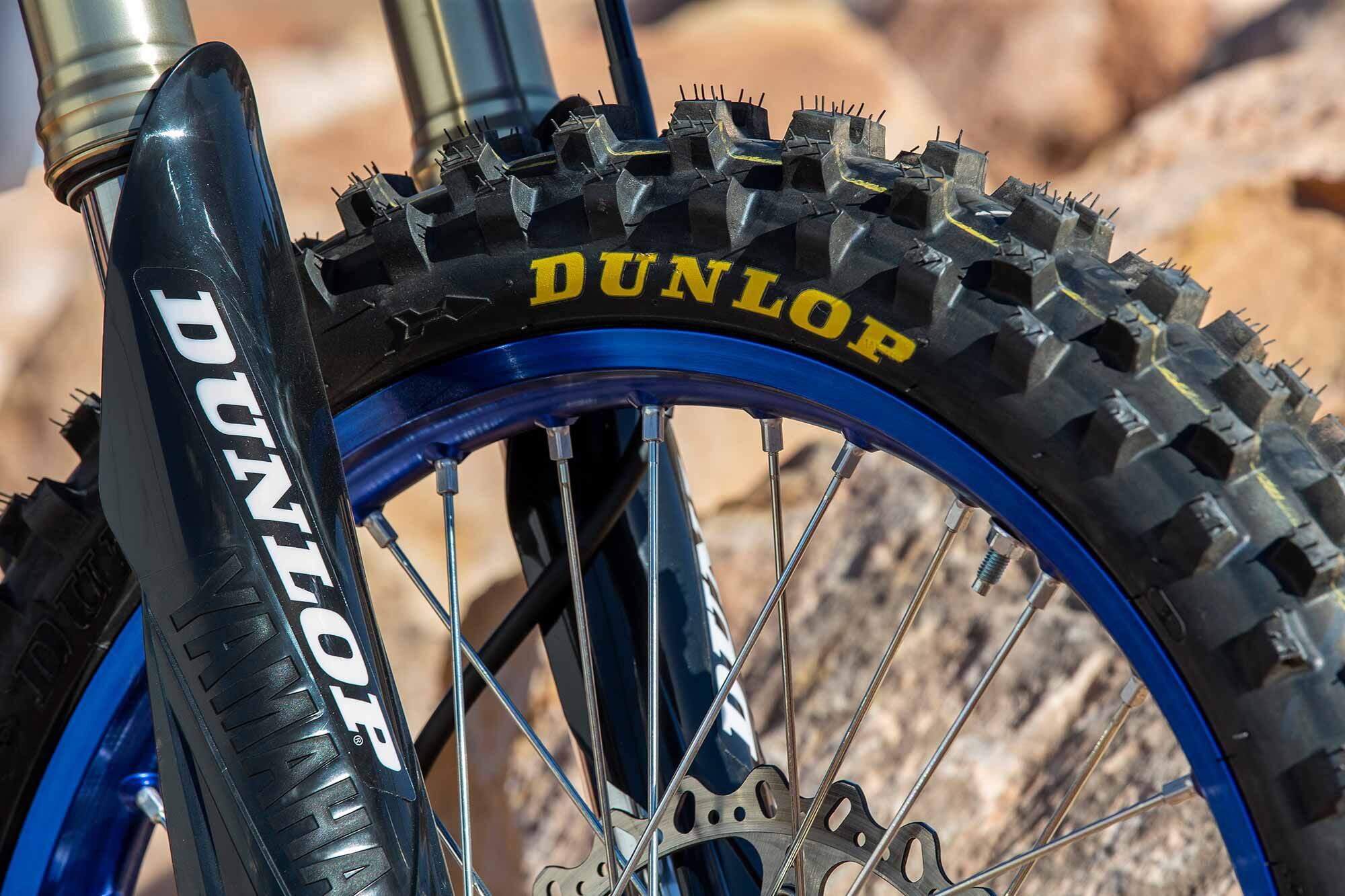 Fresh Dunlop tires on all of the bikes? Check.