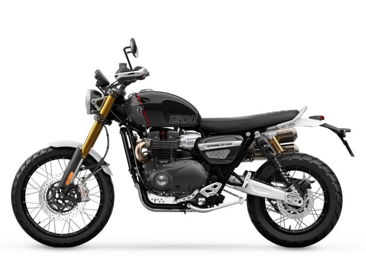 2024 Triumph Scrambler 1200 XE in Phantom Black/Storm Grey.