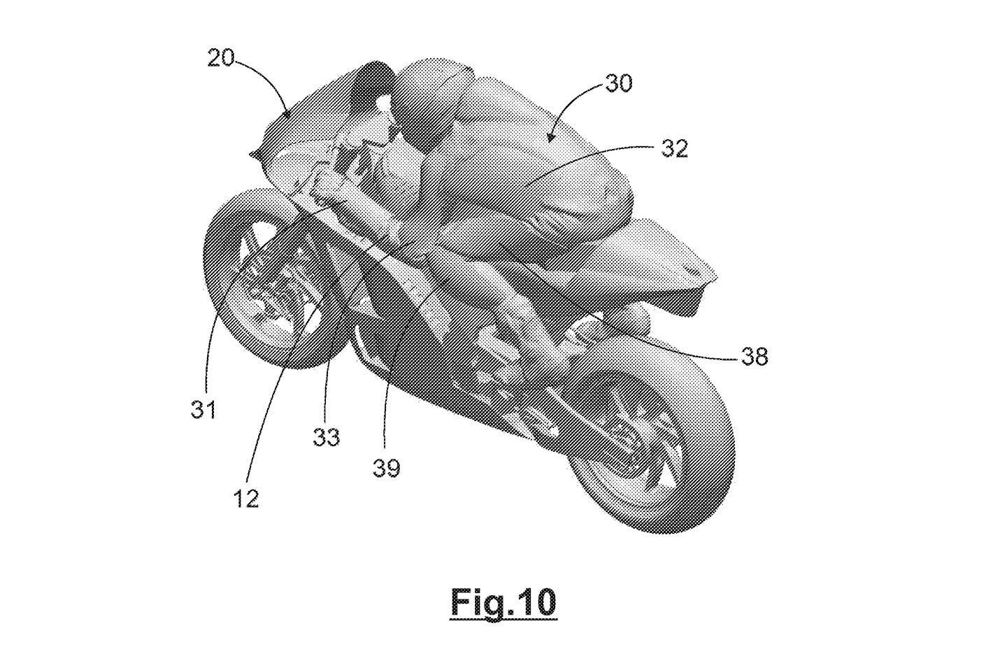 The largest and perhaps most critical area is the rider’s waist area where the leathers tend to bunch up. Shells there would smooth the air and contribute the most to the bike’s aero.