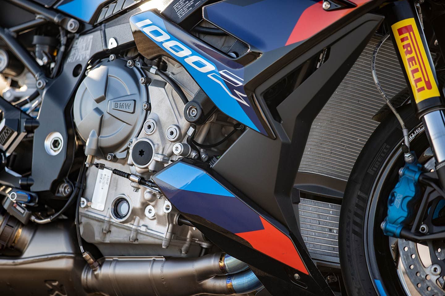 BMW’s M 1000 R utilizes the exact same inline-four engine from the latest S 1000 RR and M 1000 RR.