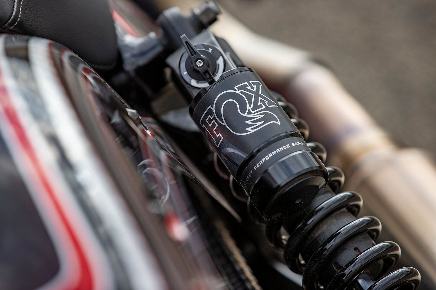 Fully adjustable Fox Factory shocks offer a stiffer ride and more ground clearance.