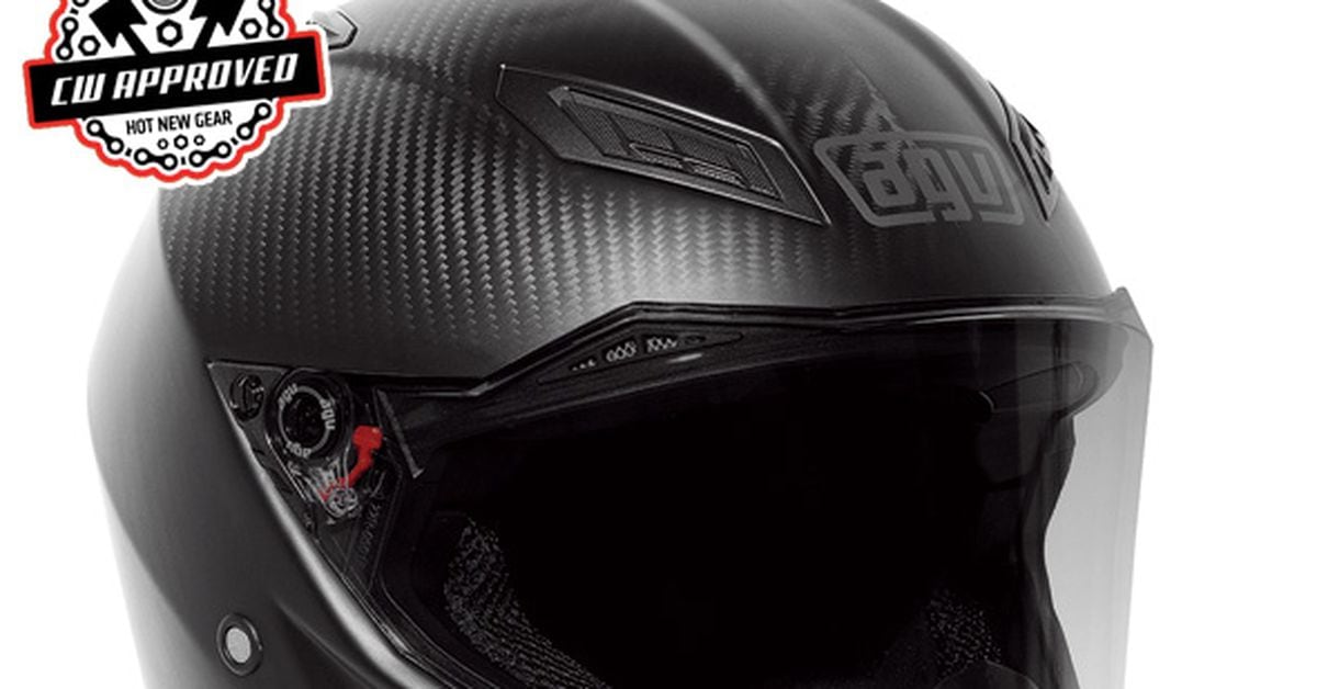 AGV AX-8 Evo Naked Carbon Full Face Motorcycle Helmet 