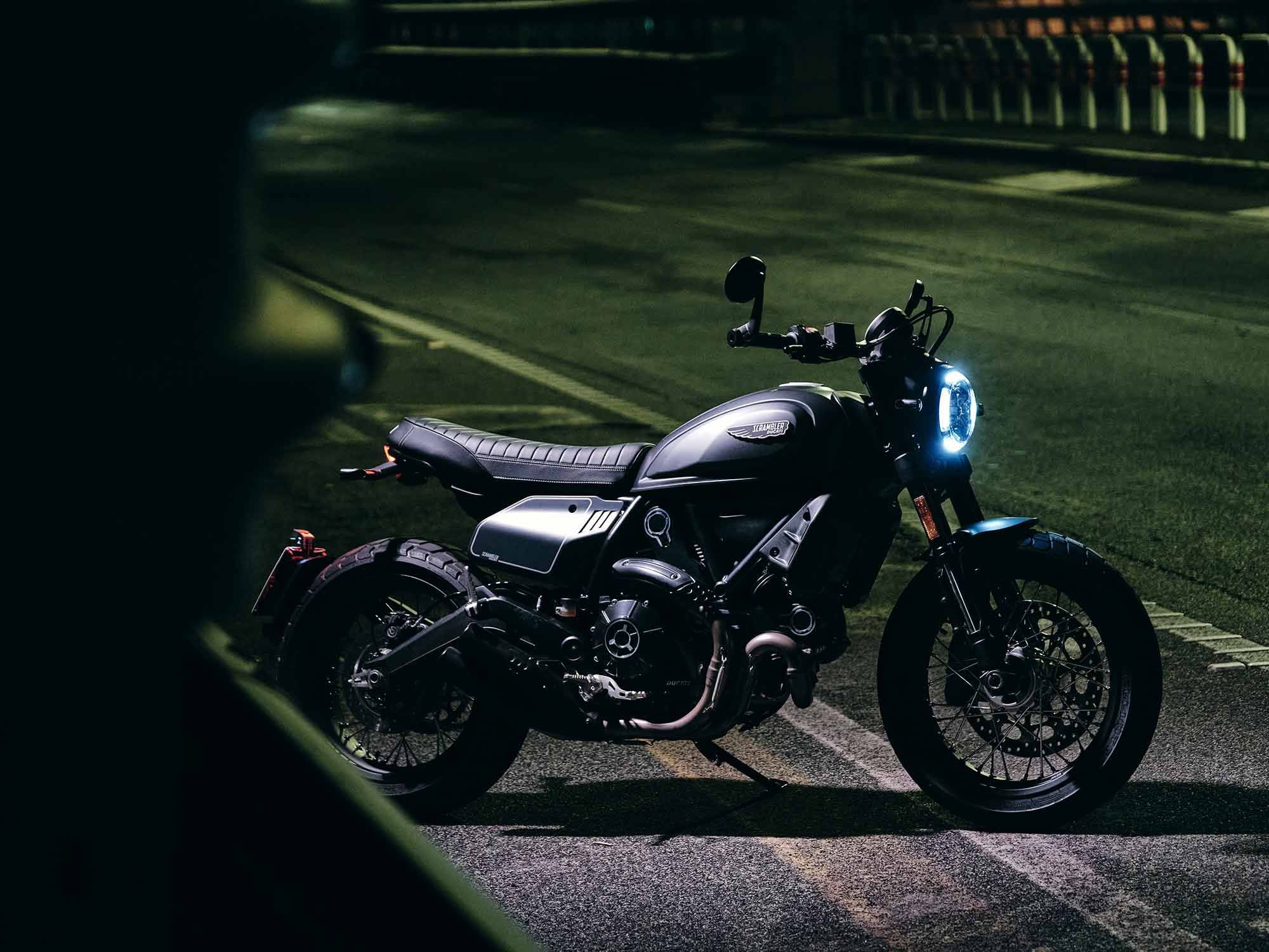 The 2021 Ducati Scrambler Nightshift.