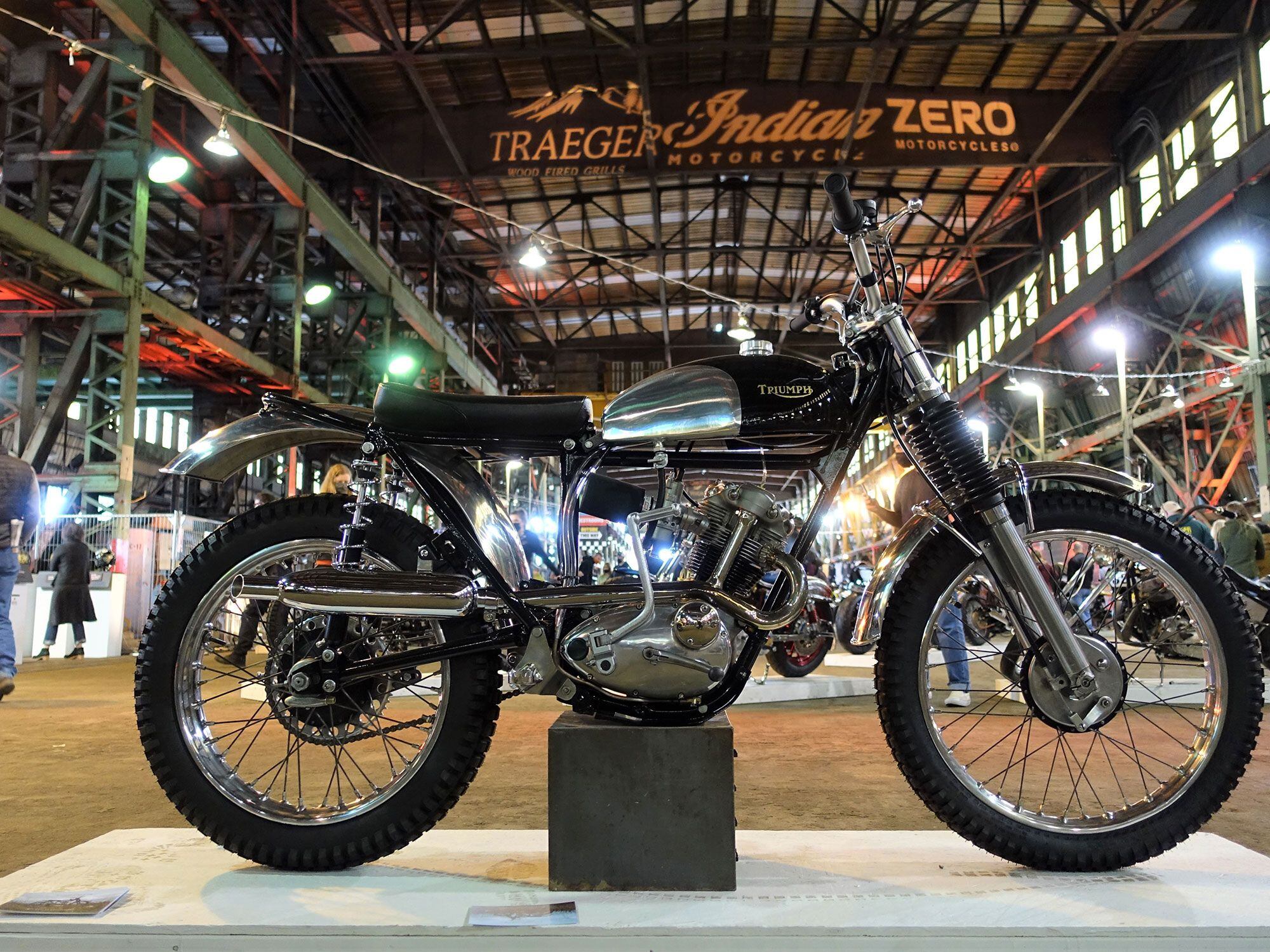 This 1965 Triumph Tiger Cub by Red Clouds Collective won Best British Bike.