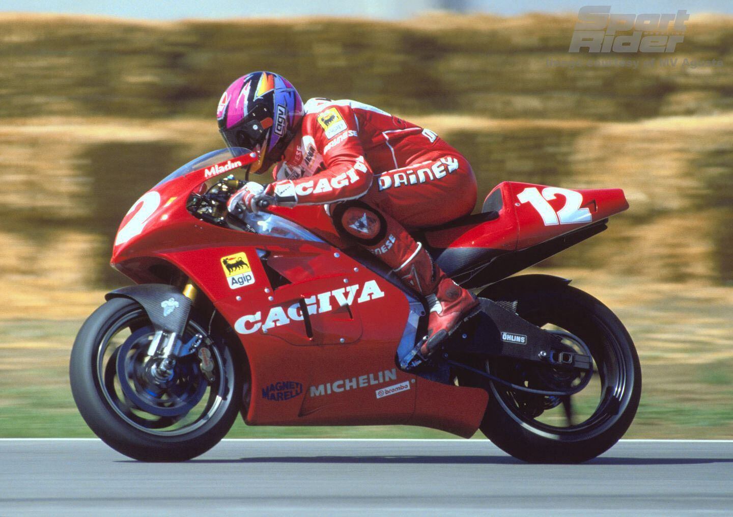 On the Cagiva GP bike in 1993.