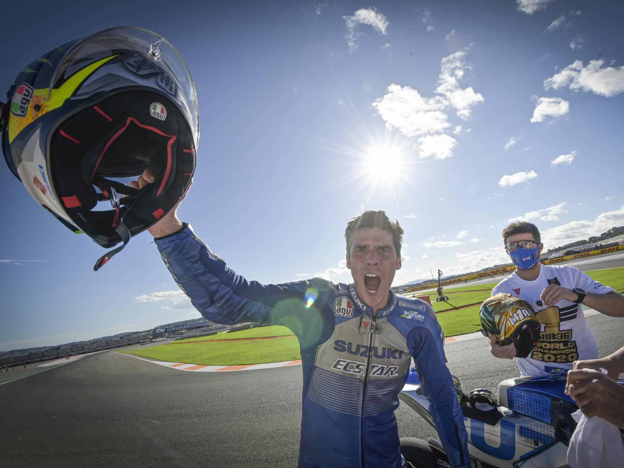 Joan Mir is the first Suzuki rider to win a MotoGP world title since 2000.