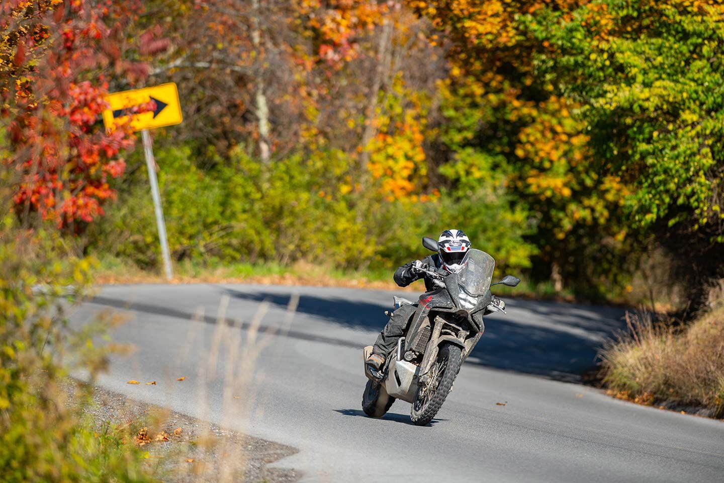 In full GP mode with the quickshifter turned on.