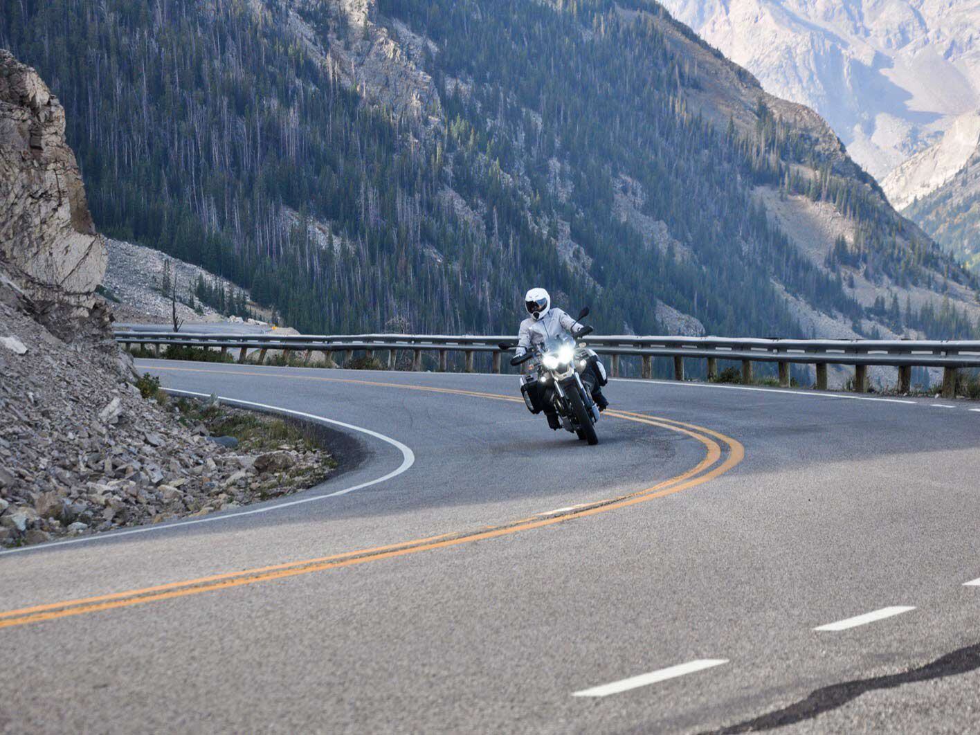 The V85 platform will accompany many riders throughout the 2022 Moto Guzzi Experience.