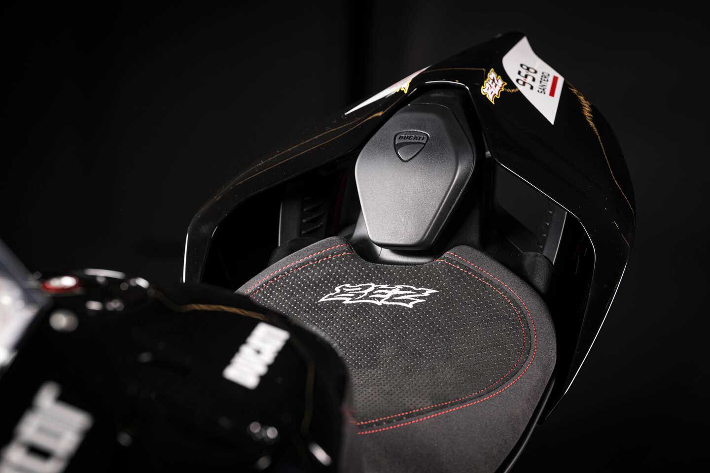 Custom seats for each individual model.