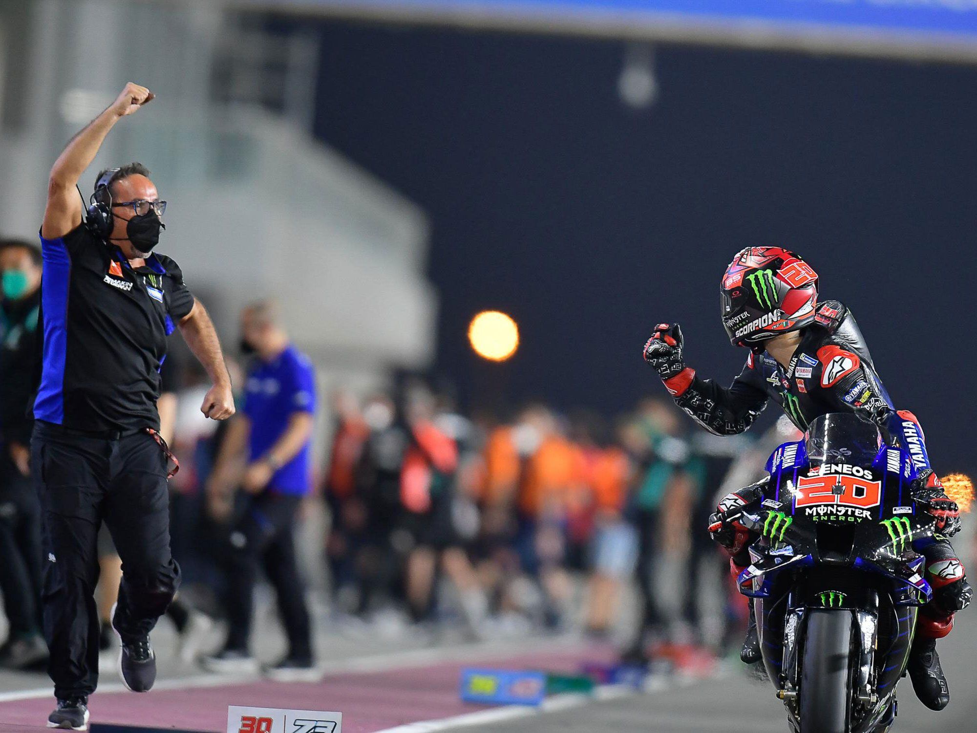 Fabio Quartararo took the win at the Tissot Grand Prix of Doha.
